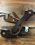 Western Comfort Medium Spurs w/ Brown Leather Weaver Spur Straps