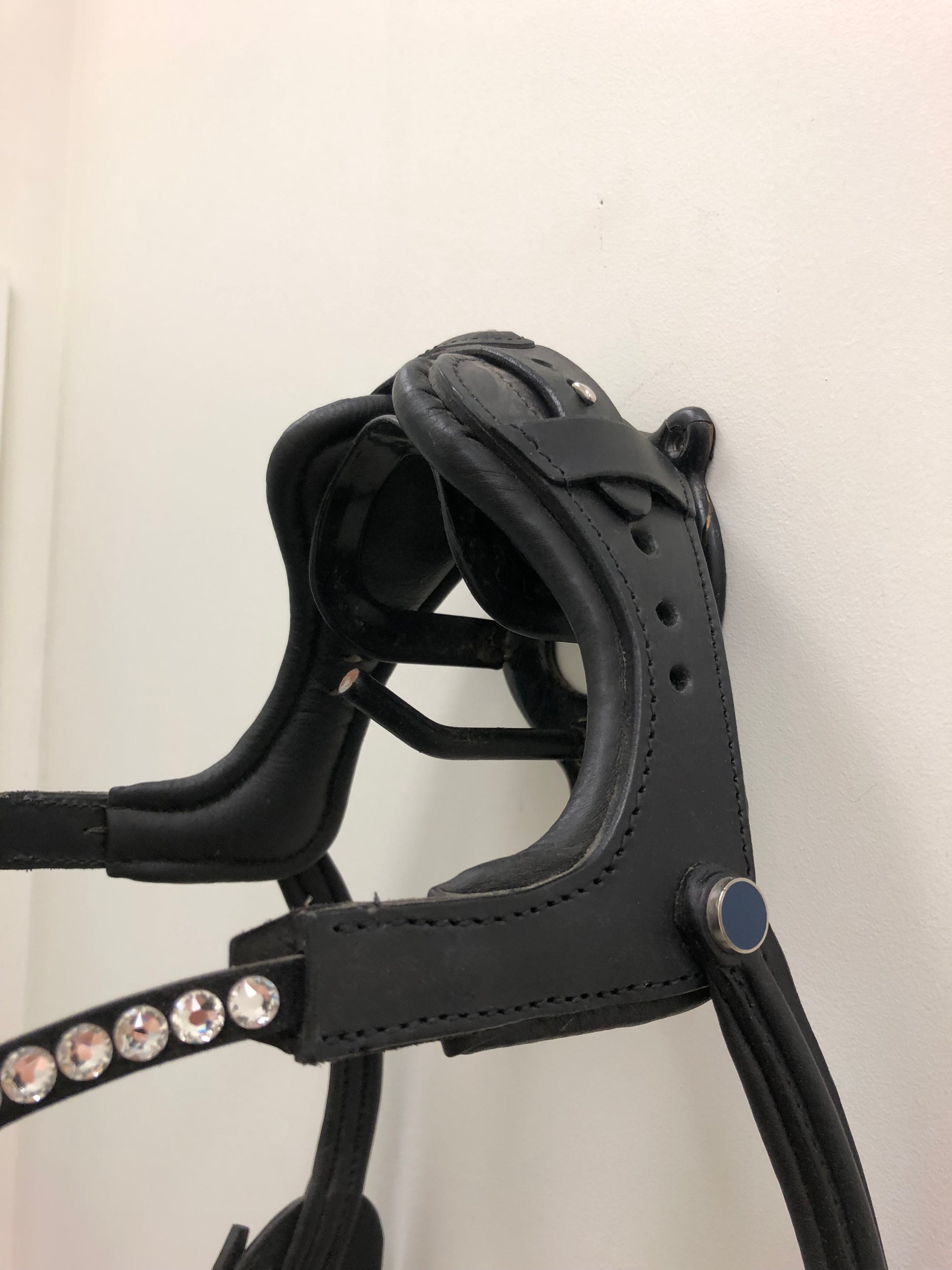 NWT Stubben Freedom Magic Snaffle Bridle Black PS - w/ Combined Noseband WB size