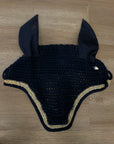 De La Coeur Bonnet Navy w/ Gold Gems - Horse & Hound Tack Shop 