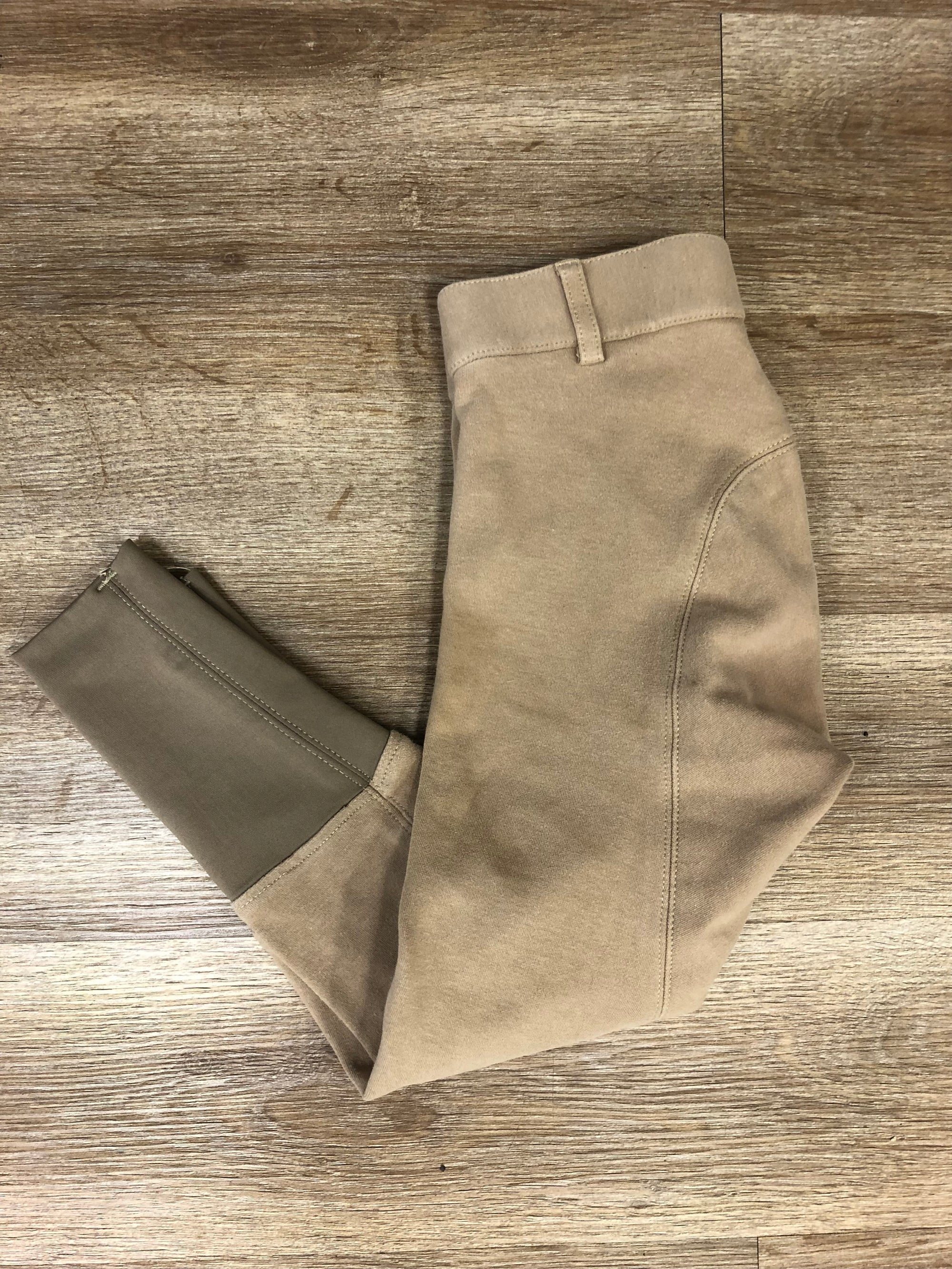 Elation Red Label Tan KP Breech - Kids 8