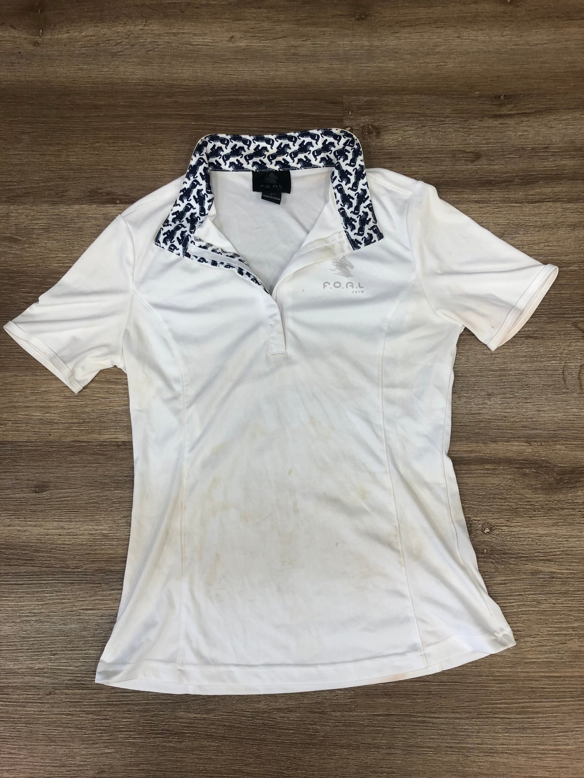 F.O.A.L. White Short Sleeve Show Shirt