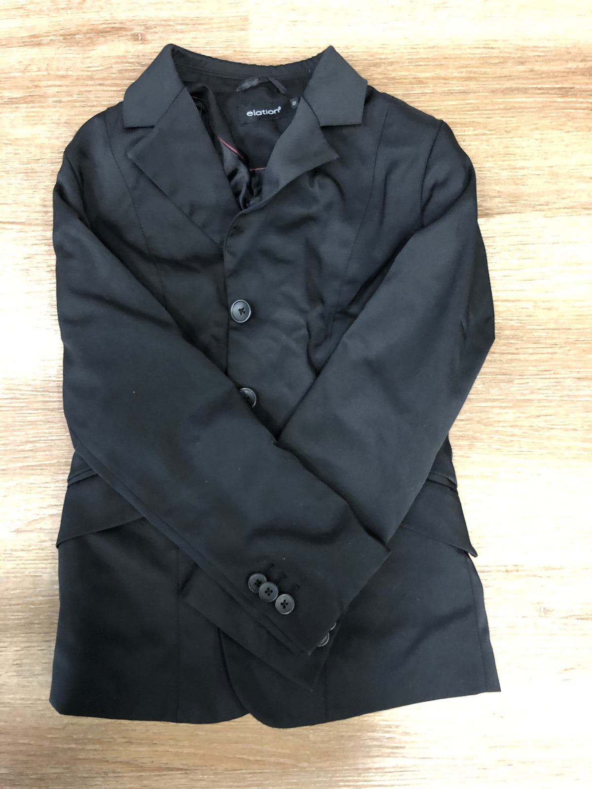 Kids Elation Show Jacket Black - 12 - Horse &amp; Hound Tack Shop 
