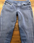 Tuff Rider Kids KP Breech - Gray/Purple, 14