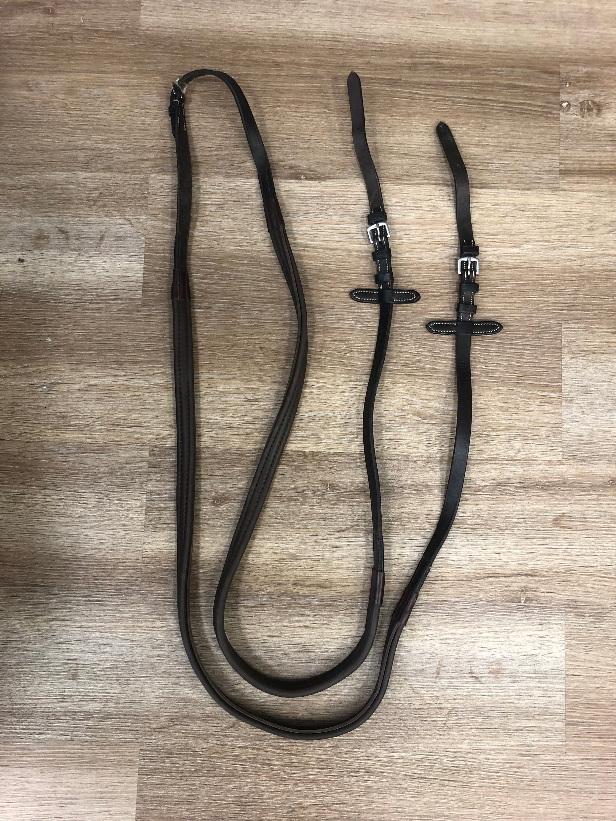 Brown Leather Thinline Reins - 54”