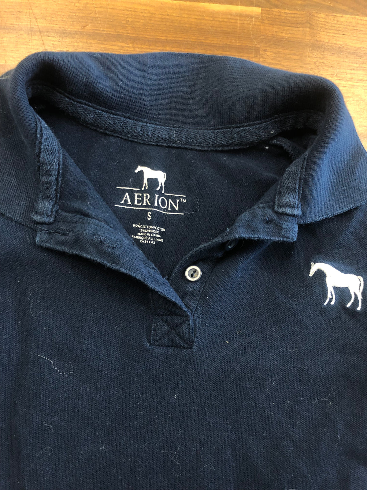 Kids Aerion Short Sleeve Polo - Navy/Small