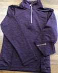 Kids Tempo Long Sleeve 1/4 Zip - Plum/Small