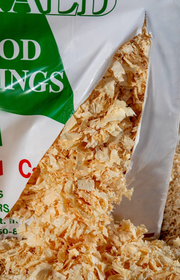 McFeeters Shavings - White Pine - Horse &amp; Hound Tack Shop 