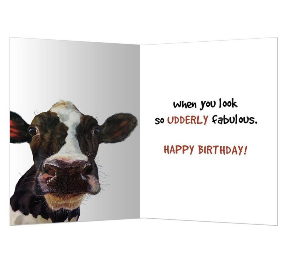 “A Moo Point” Birthday Card - Horse & Hound Tack Shop 