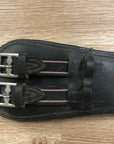 Fine Used Black Leather Short Girth - 32”