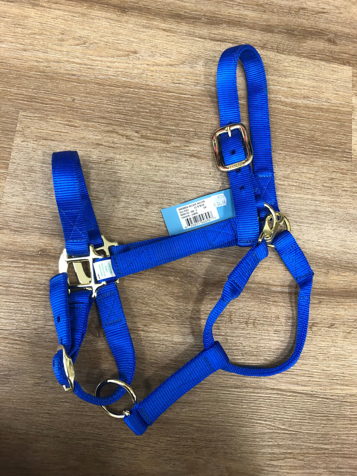 NWT Shedrow Deluxe Blue Halter