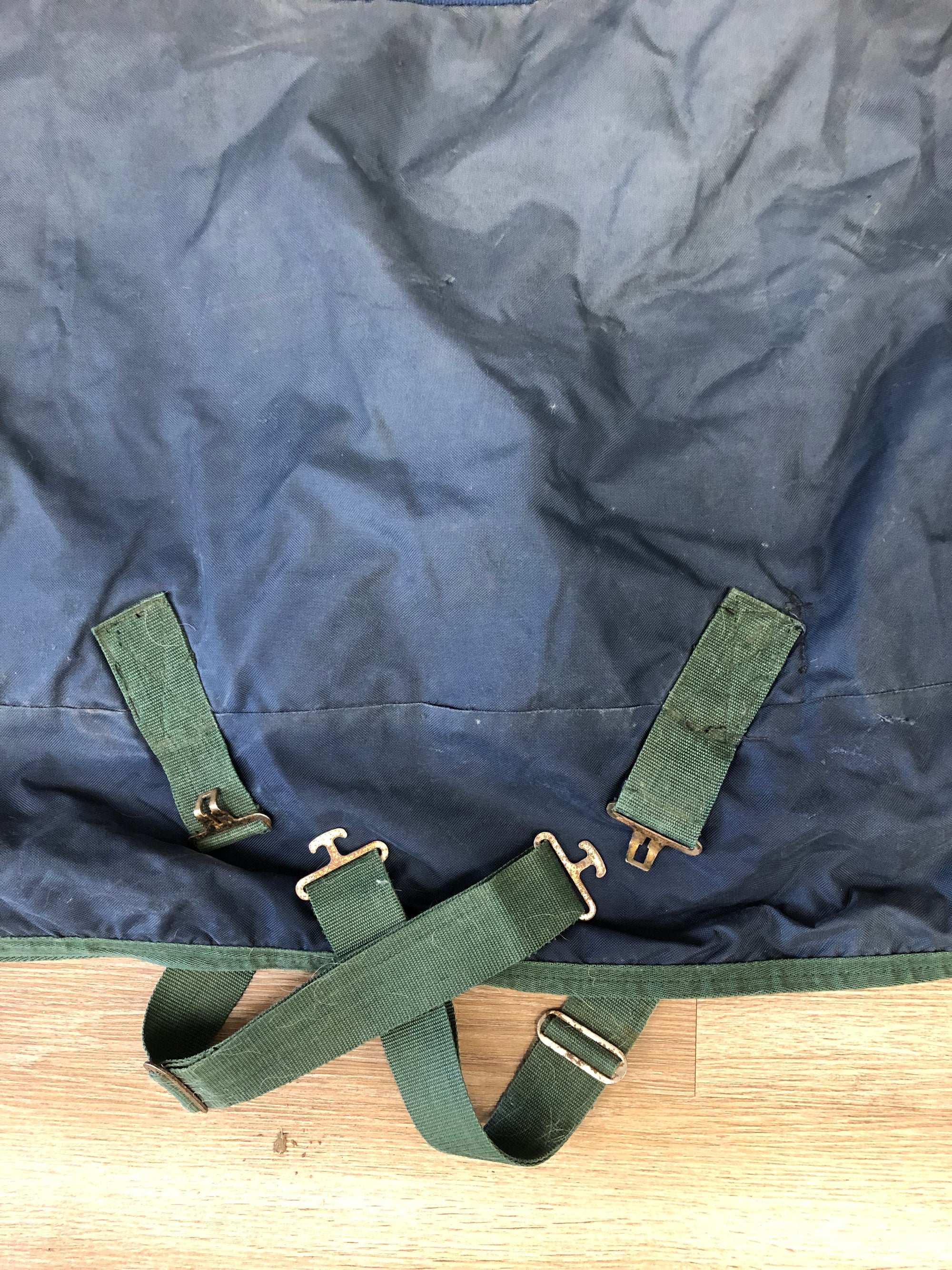 Navy &amp; Green Bucas Blanket