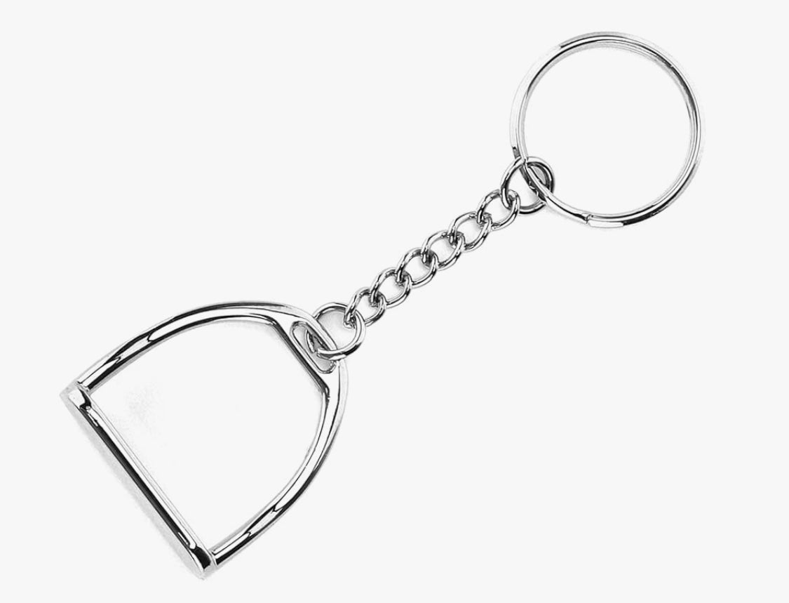 English Stirrup Keychain