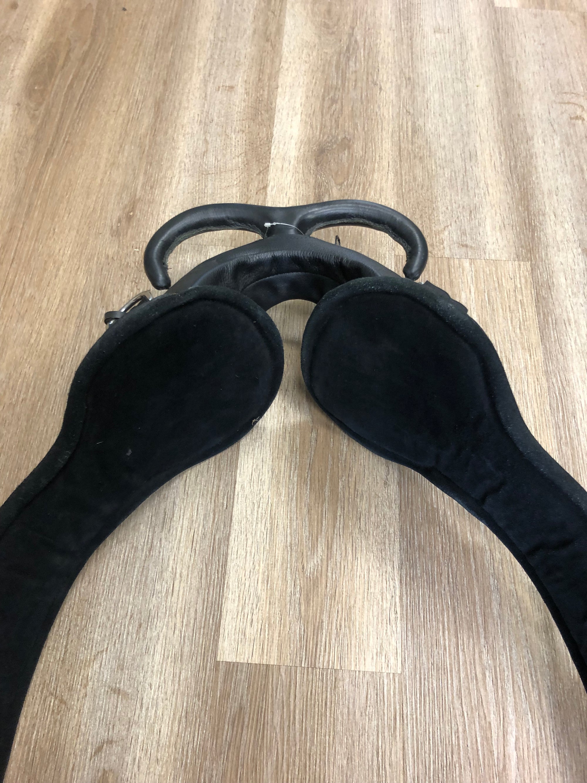 Barefoot Black Leather Vaulting Surcingle