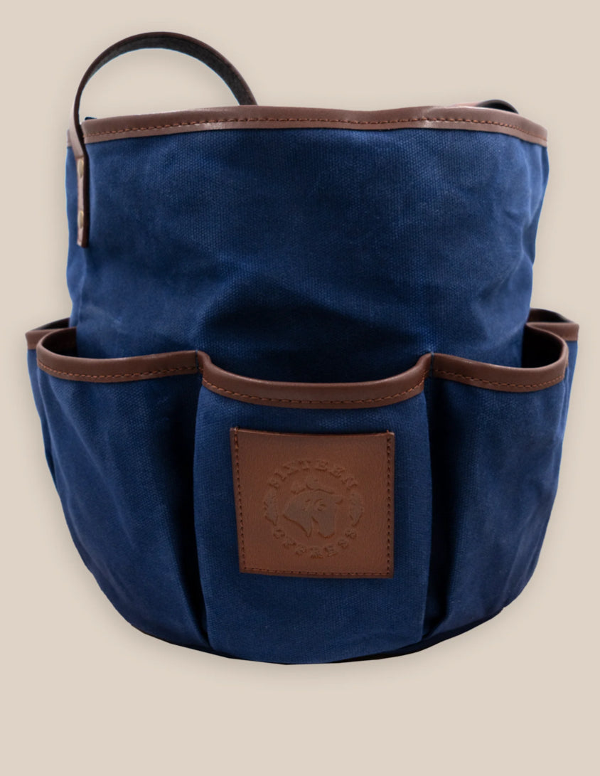 Sixteen Cyprus Wax Grooming Bag - Indigo - Horse & Hound Tack Shop 