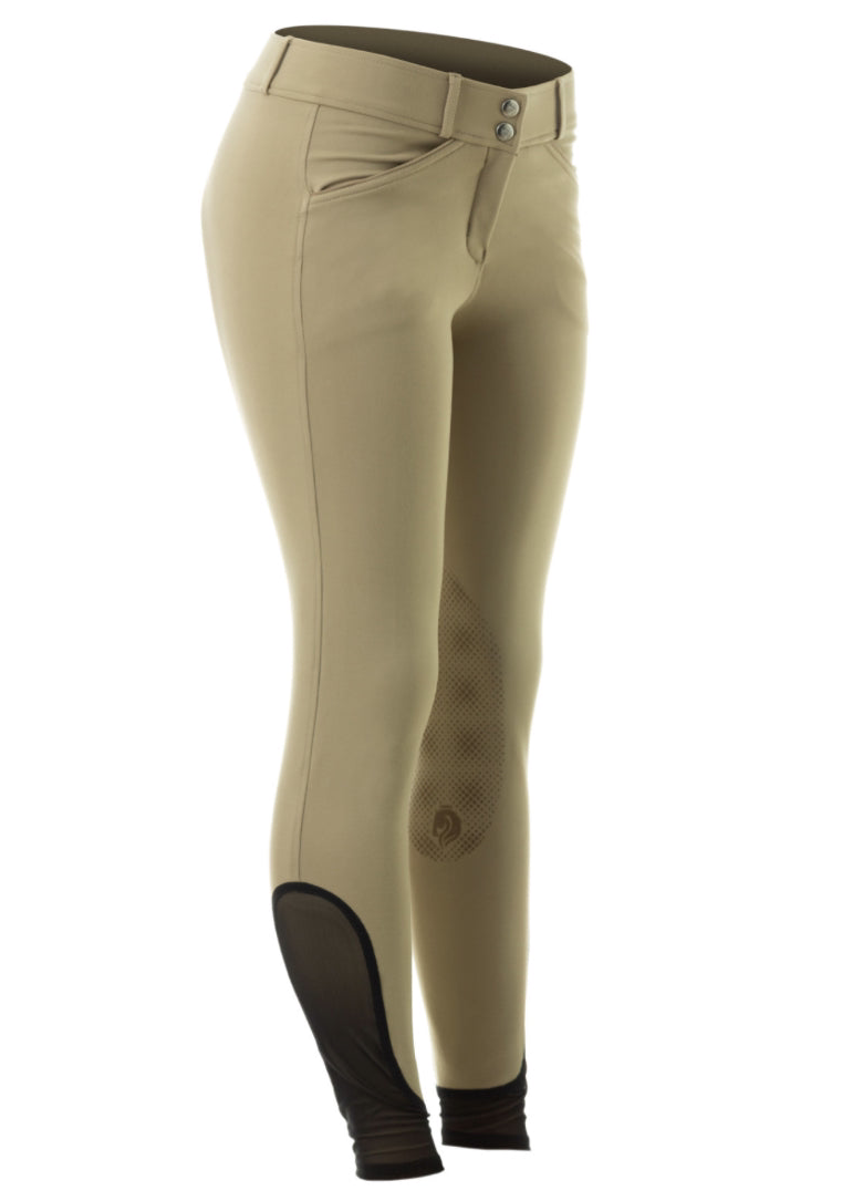 Horze Astrid Womens Silicone Knee Patch Breeches - Horse & Hound Tack Shop 