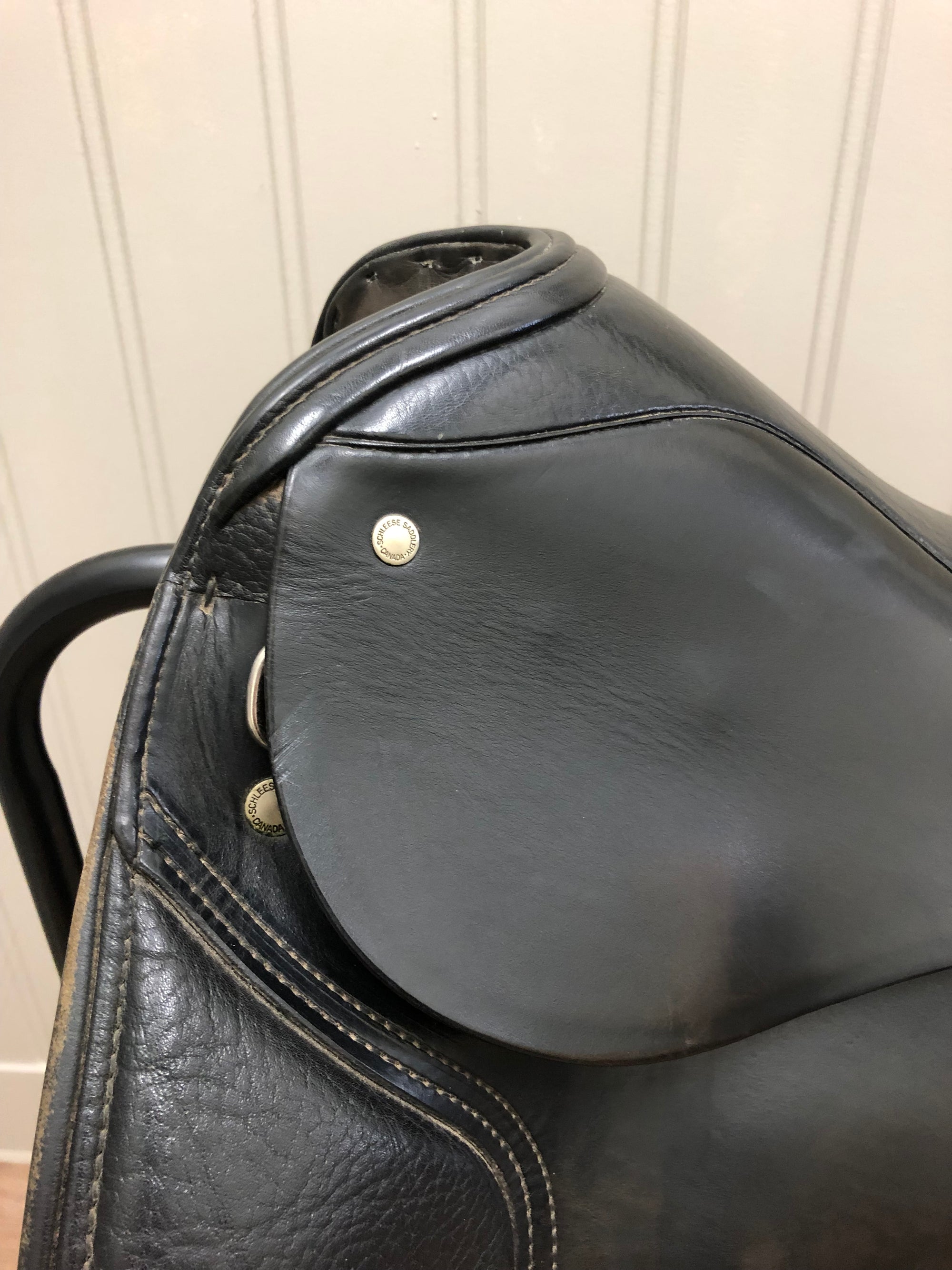 Fine Used 18” Schleese Dressage Saddle