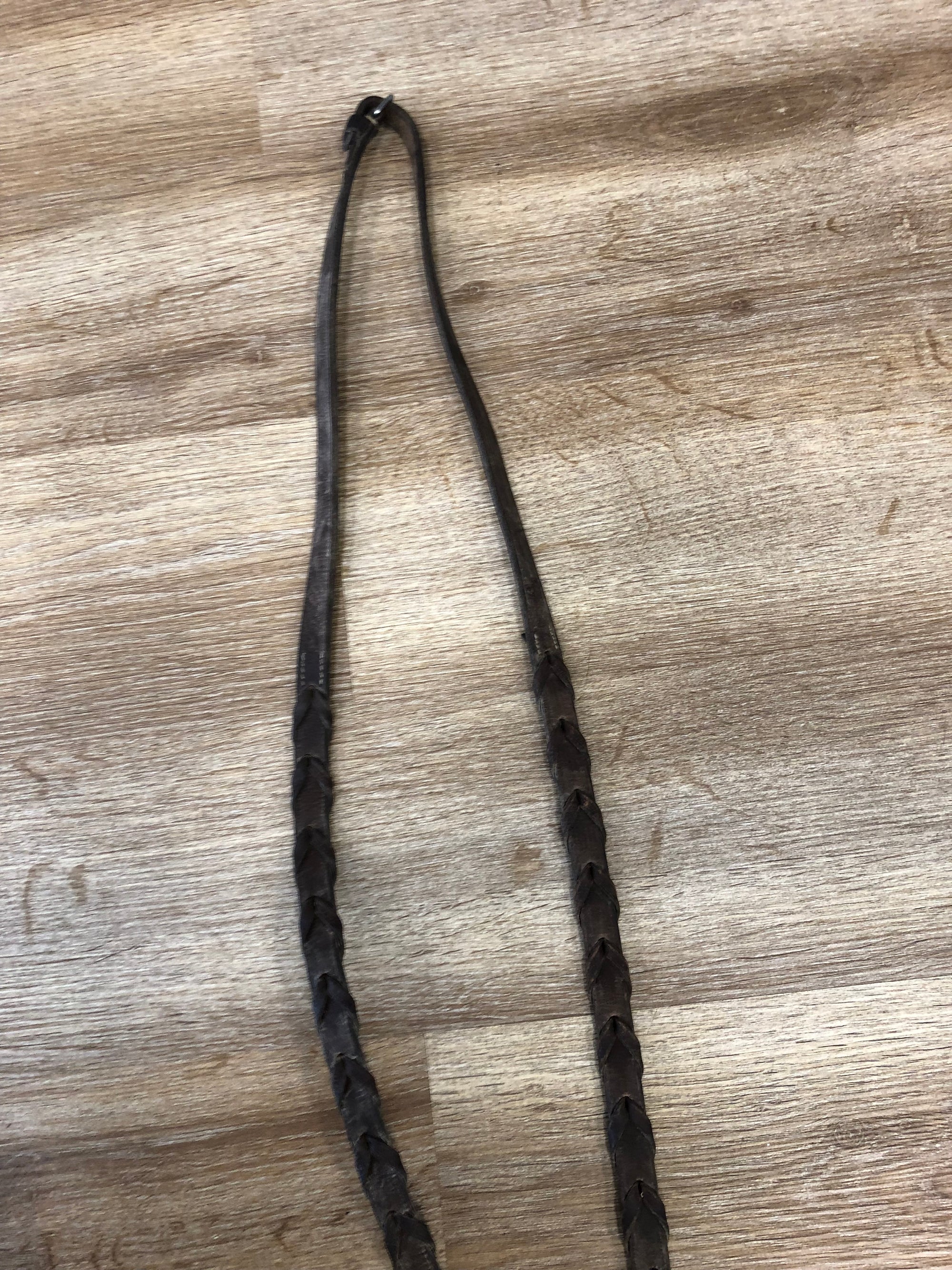 Brown Leather Laced Reins