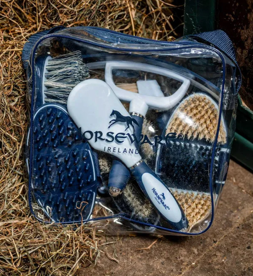 Horseware Newmarket 7 Piece Grooming Brush Set - Horse & Hound Tack Shop 