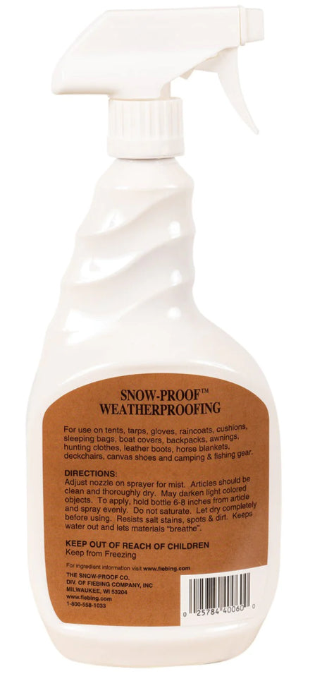 Fiebing's Snow Proof Silicone Water & Stain Repellent 32 Oz