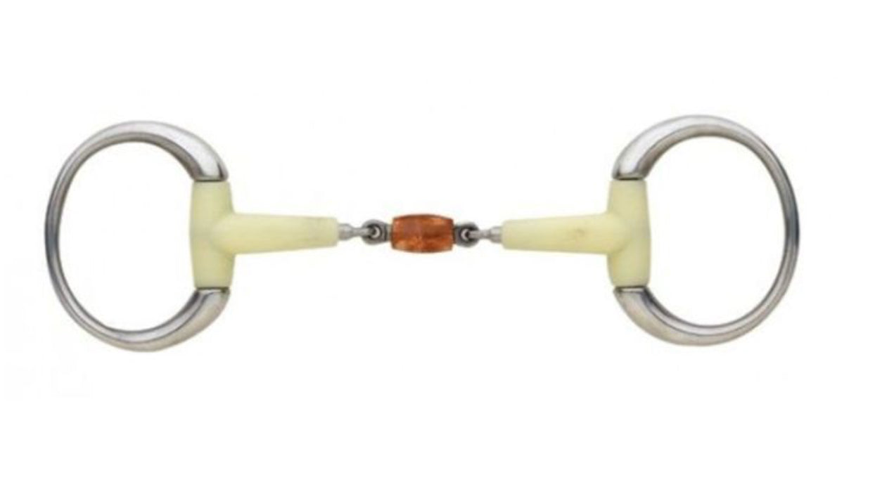 Happy Mouth Copper Roller Eggbutt Bit - Horse & Hound Tack Shop 