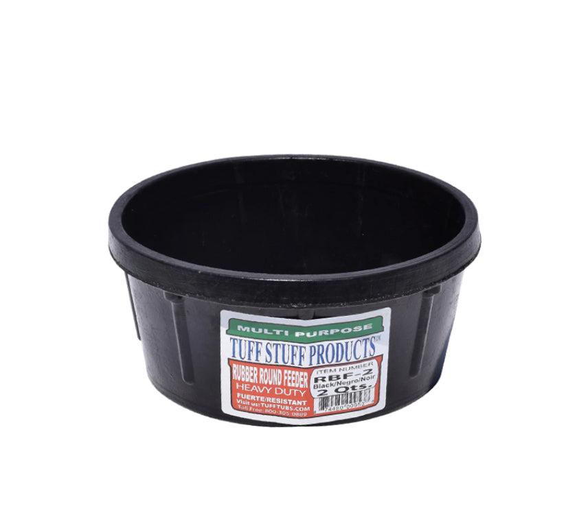 Tuff Stuff Round Rubber Feeders