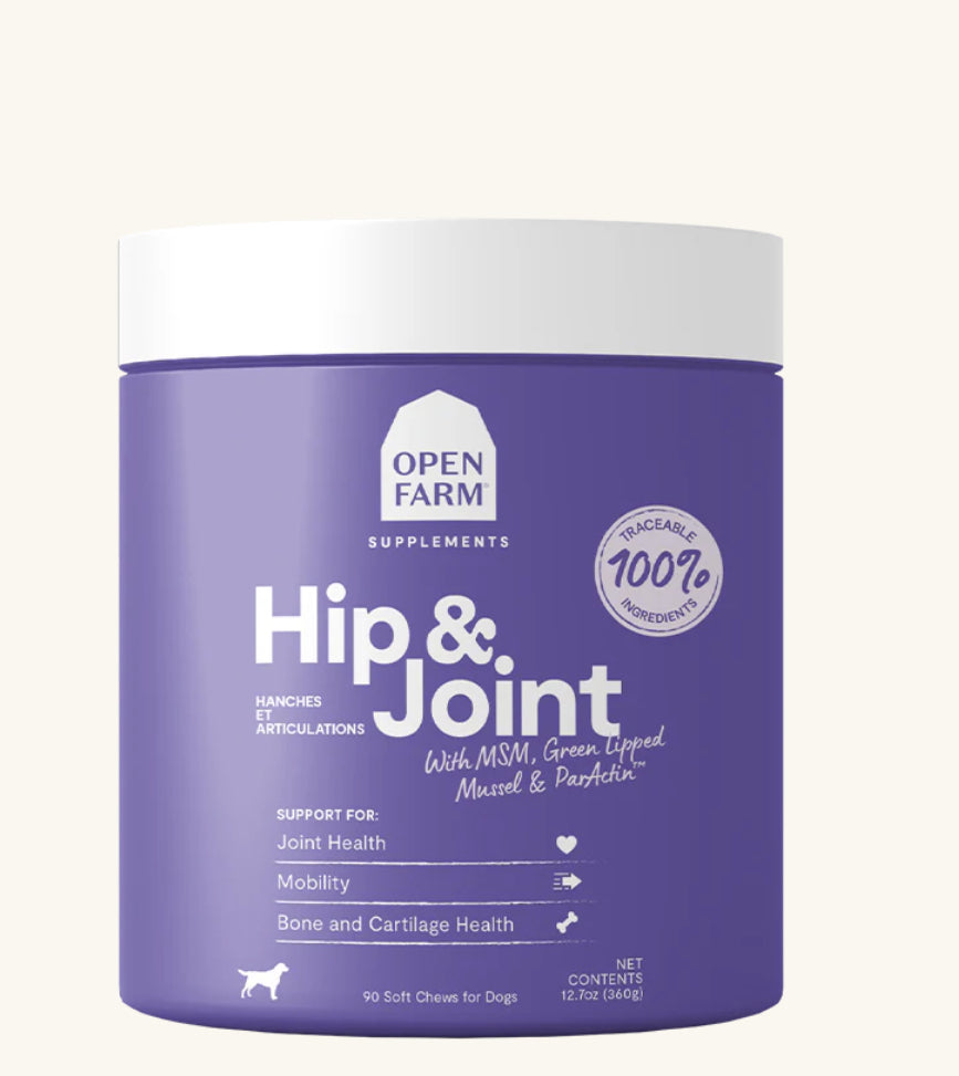 Open Farm® Hip &amp; Joint Health Supplement Chews for Dogs