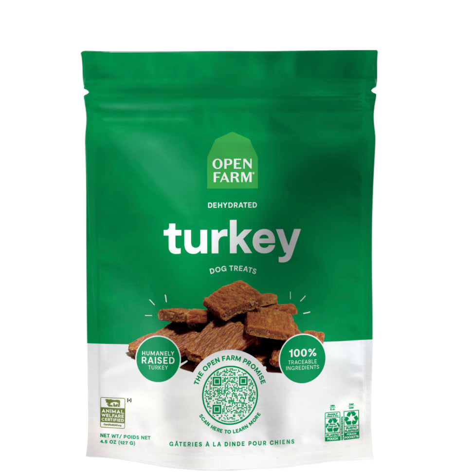 Open Farm® Dehydrated Turkey Dog Treats