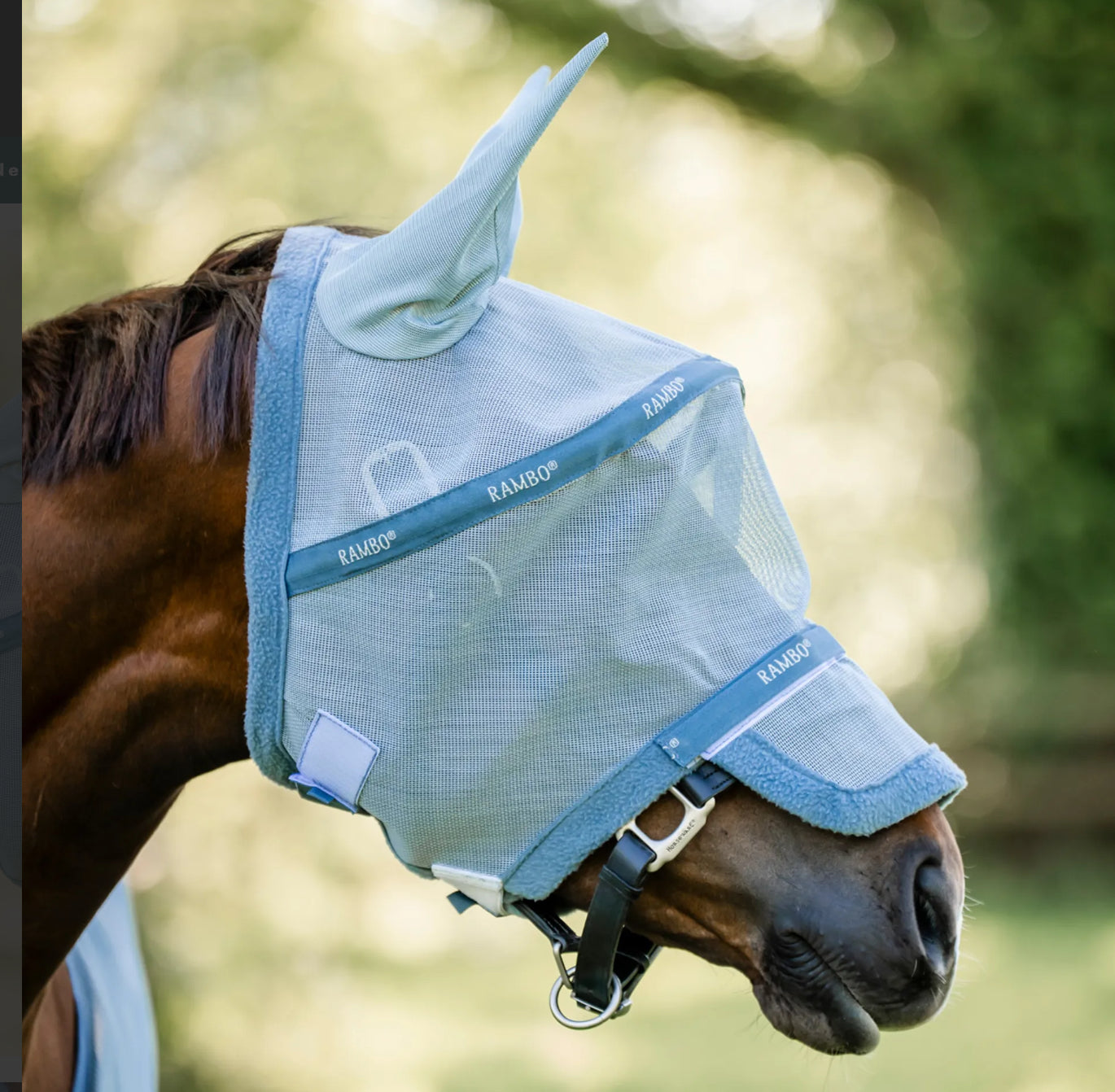 Rambo® Fly Mask Plus - Horse &amp; Hound Tack Shop 