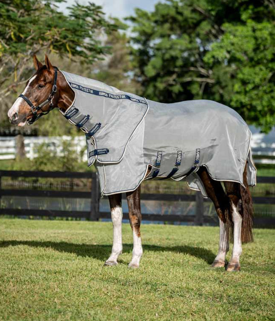 Horseware Rambo Protector Field Safe Plus Fly Sheet - Horse &amp; Hound Tack Shop 