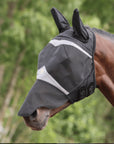 Shires Fly Guard Pro Fine Mesh Fly Mask with Ears & Nose - Horse & Hound Tack Shop 