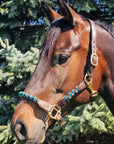 Braided MoHair Leather Halter