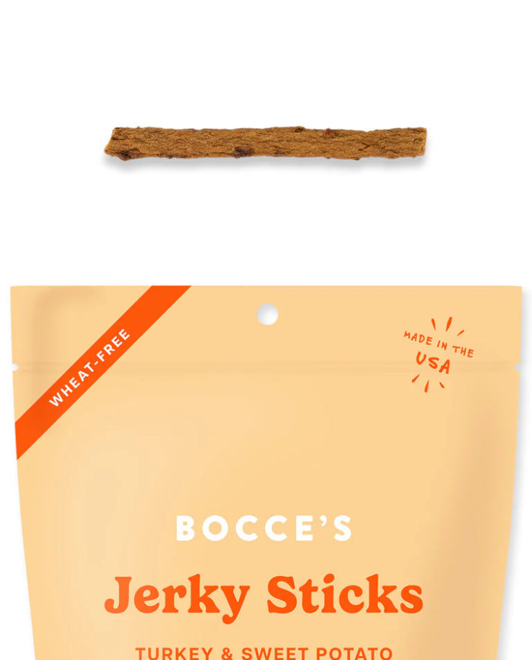 Bocces Grazers Turkey & Sweet Potato Jerky Sticks