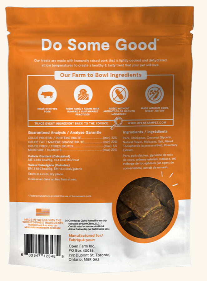 Open Farm® Dehydrated Pork Dog Treats