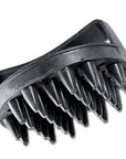 Round Rubber Curry Comb with Handle