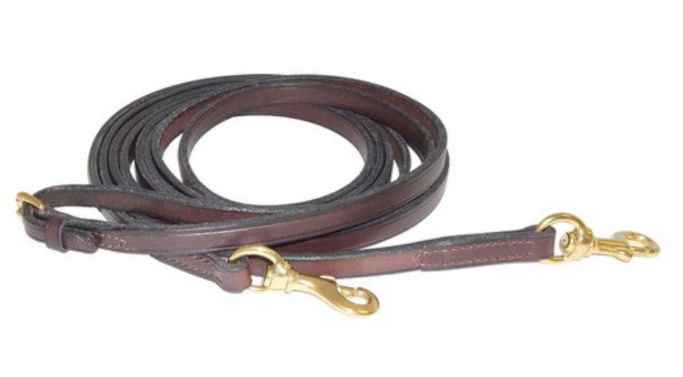 Nunn Finer Draw Reins with Snaps - Horse & Hound Tack Shop 