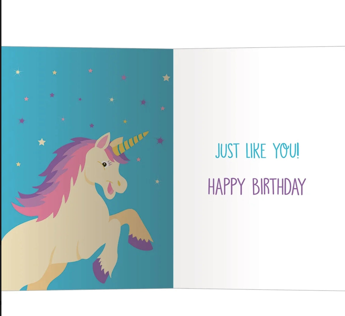 Birthday Card - Magical Unicorn Birthday
