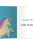 Birthday Card - Magical Unicorn Birthday