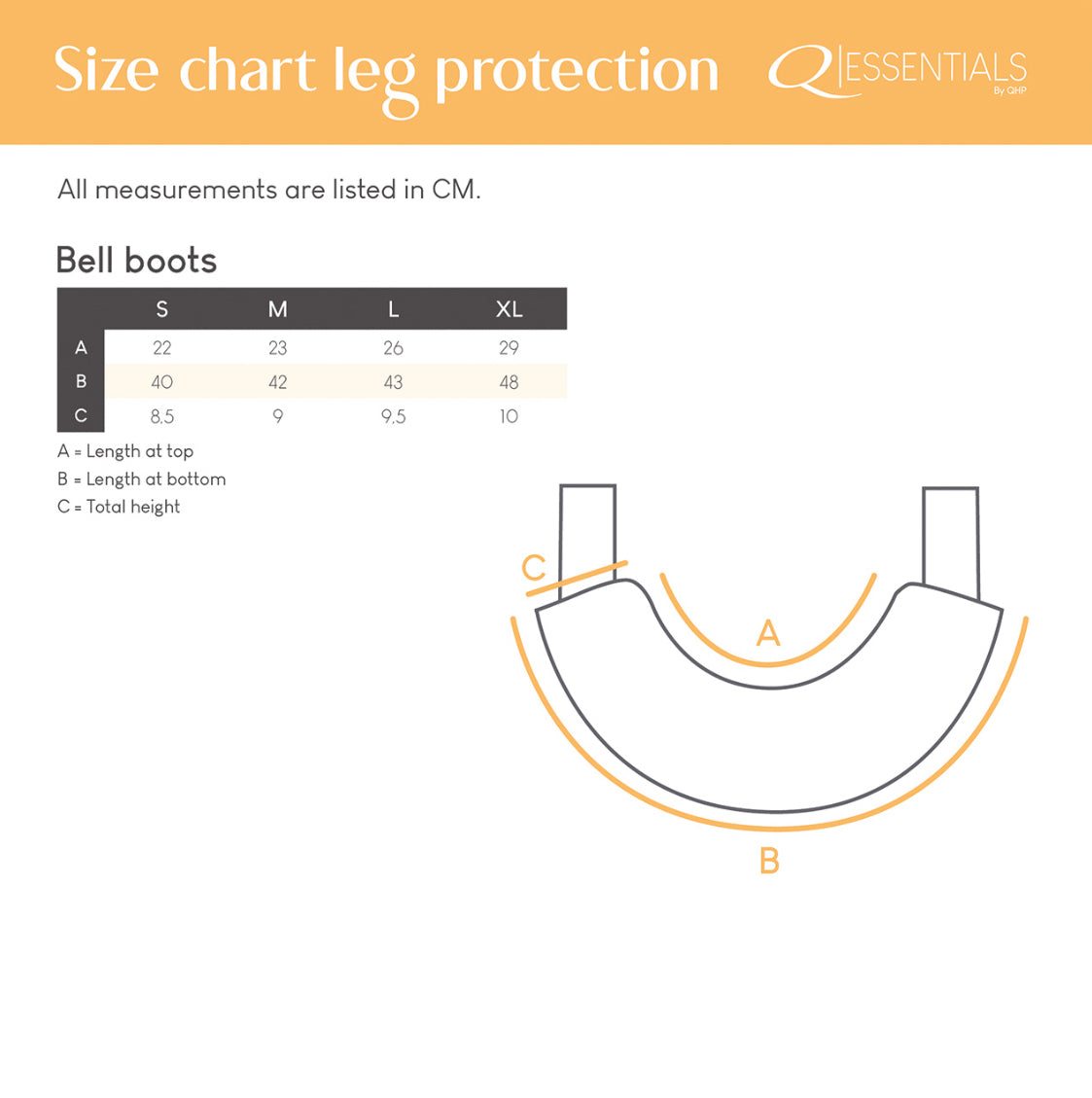 QHP Ribbed Bell Boot
