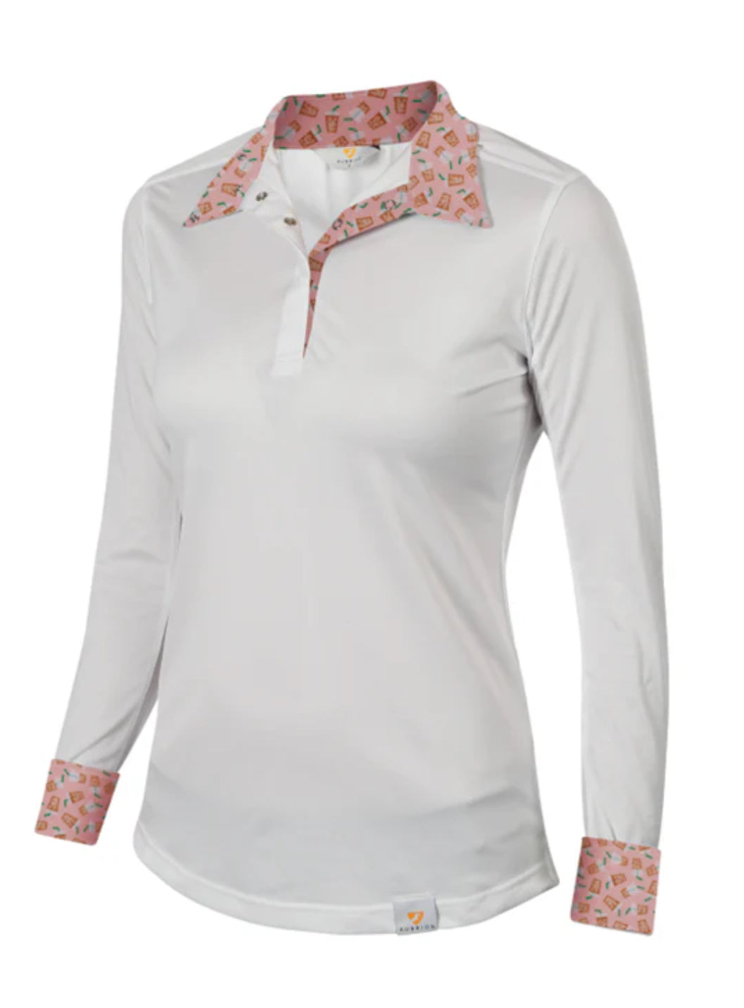 Shires Aubrion Equestrian Ladies Long Sleeve Show Shirt - Horse &amp; Hound Tack Shop 