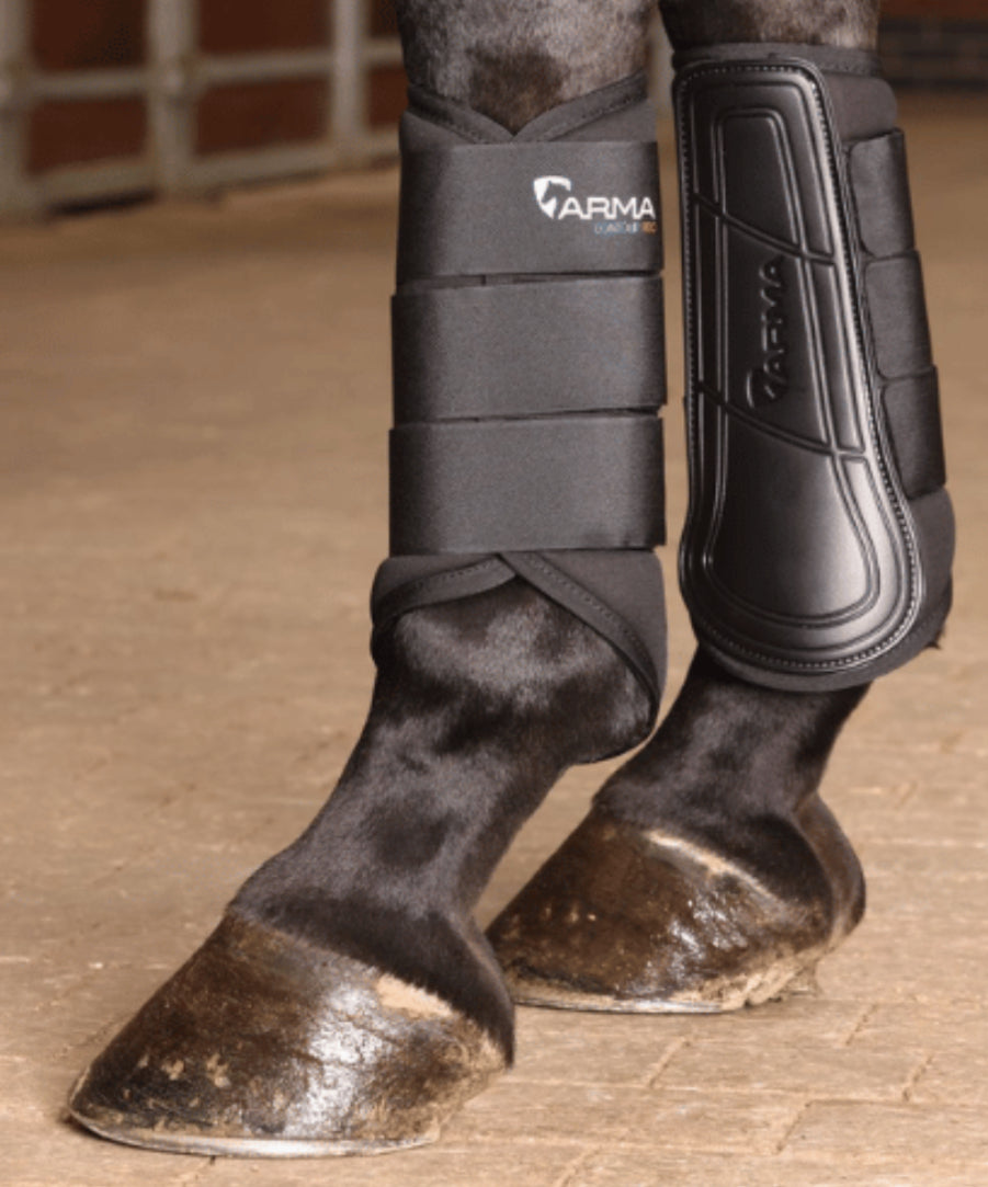 Shires ARMA Contour Pro Brushing Boots - Horse &amp; Hound Tack Shop 