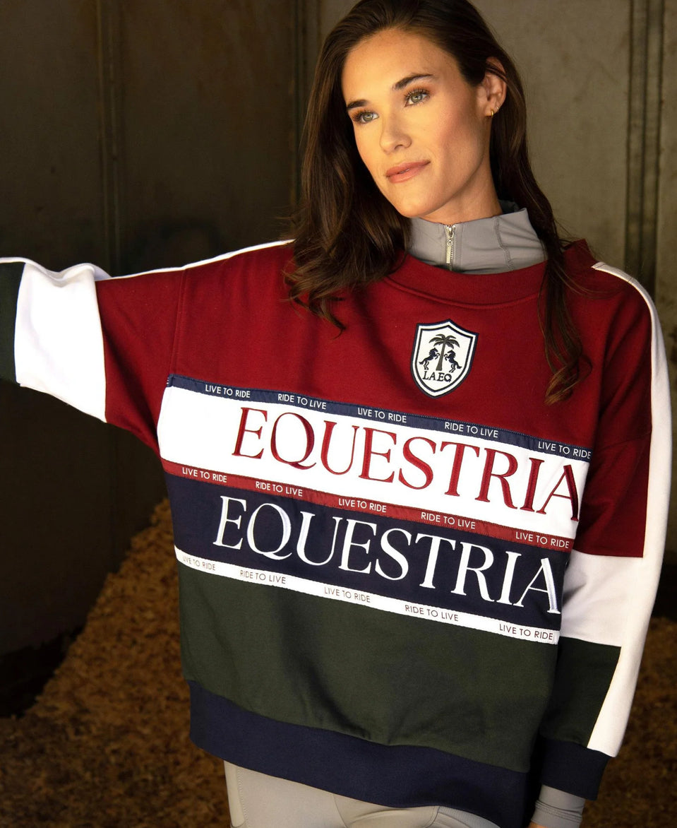 THE LA LA &#39;EQUESTRIAN&#39; SWEATSHIRT