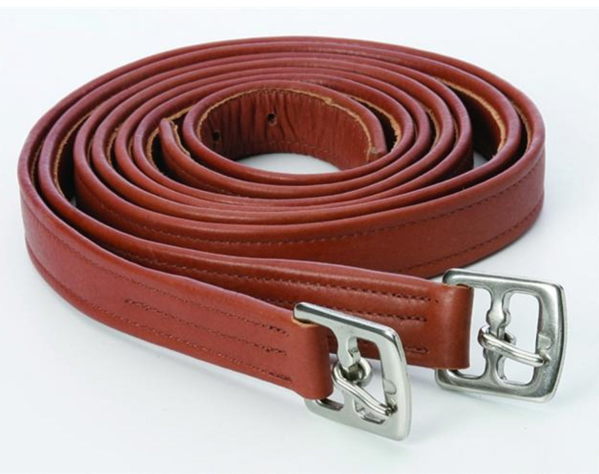 HDR 1 Inch Triple Leather Covered Stirrup Leathers 54”