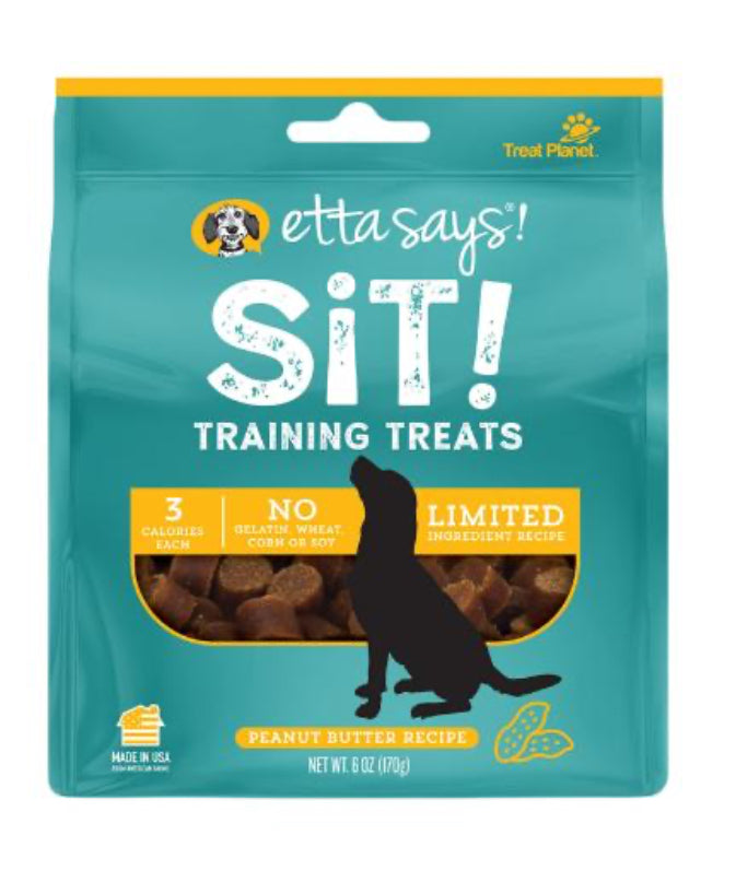 Etta Says Sit! Oat and Peanut Butter Training Treat