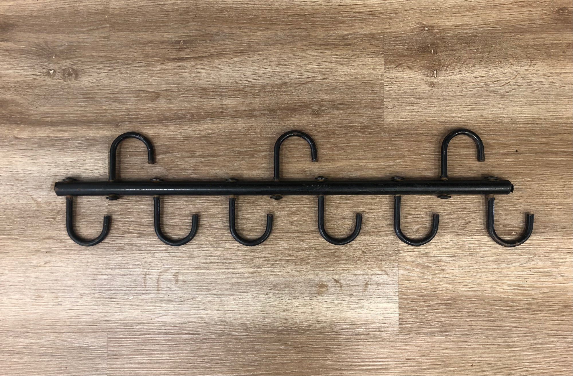 Black Bridle Hook Rack