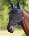 Shires Fly Guard Pro Deluxe Fly Mask with Ears & Nose - Horse & Hound Tack Shop 