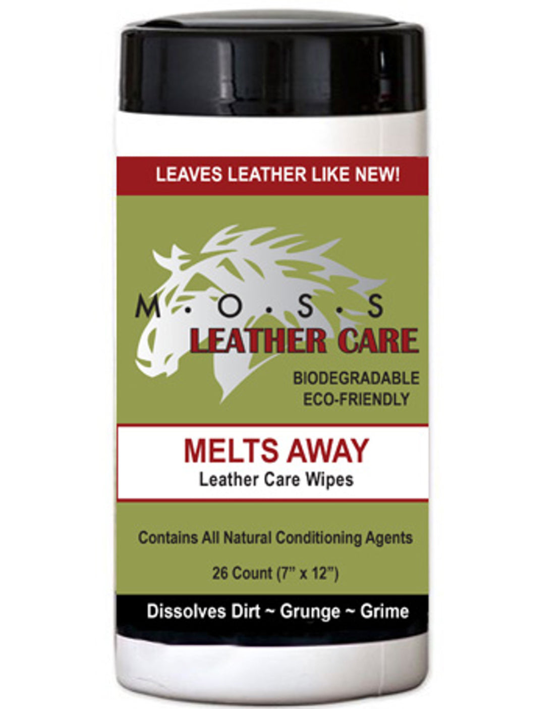 MOSS Melt Away Leather Wipes - Horse & Hound Tack Shop 