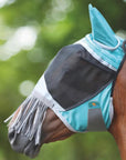 Shires Deluxe Fly Mask with Ears & Nose Fringe - Horse & Hound Tack Shop 