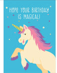 Birthday Card - Magical Unicorn Birthday