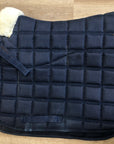 Navy A/P Saddle Pad w/ Fuzzy Lining