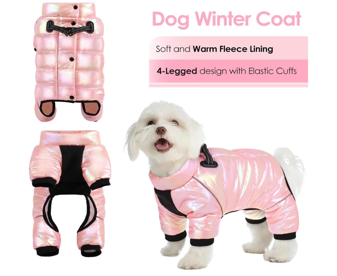 AOFITEE Dog Coat, Waterproof Dog Jacket for Winter